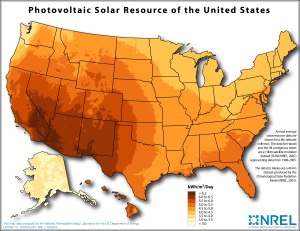 solar map us