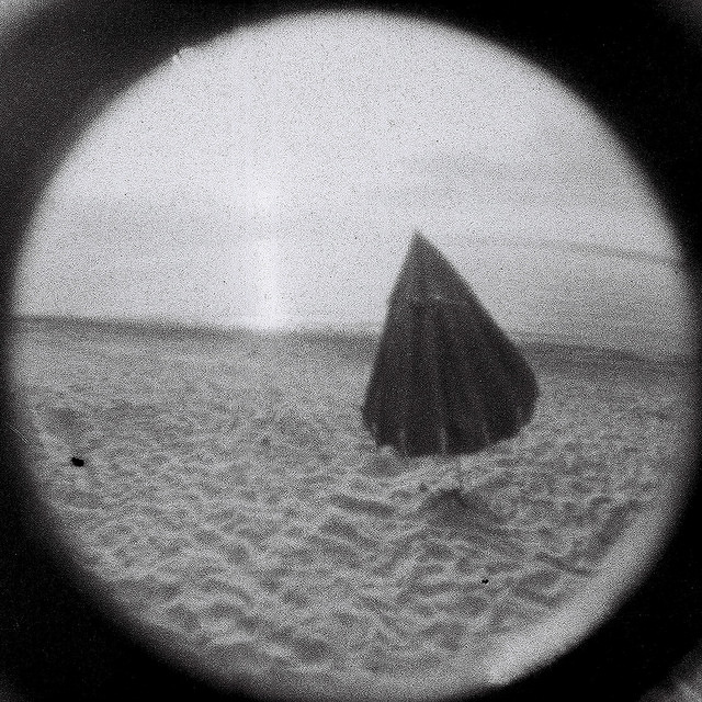 michigan beach sand fisheye