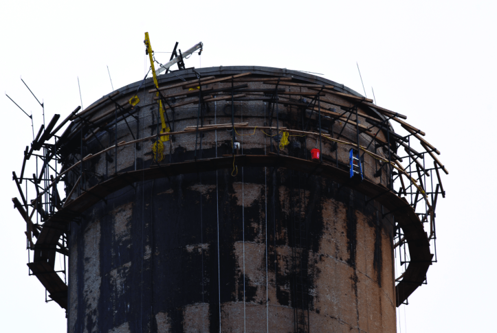 weadock consumers energy chimney demolition power plant