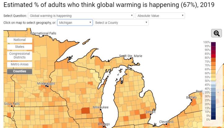 yale climate change global warming opinion